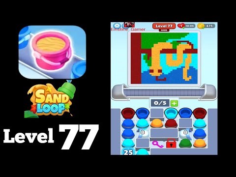 Sand Loop level 77 Snake hard level Walkthrough Solution