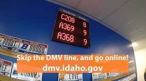 Expired license or registration? Some of our emergency extensions are ending June 30th. Visit dmv.idaho.gov to renew online today! | Idaho Transportation Department