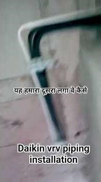 daikin vrv copper piping installation #airconditioner #daikin #interiordesign