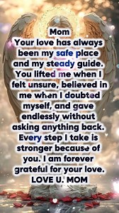 Some bonds grow stronger through absence, Mom. Love like yours never fades—it watches and comforts us still. 🤍🕊️🙏 | MomConnect