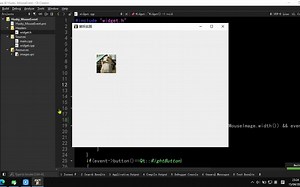 Qt鼠标事件处理-利用画图工具模仿图片的拖拽、双击切换功能，附源代码