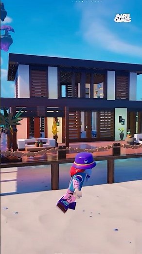 LEGO Fortnite Tutorial | Modern Beach House 🏝️ #legofortnite #fortnite #lego #modernhouse