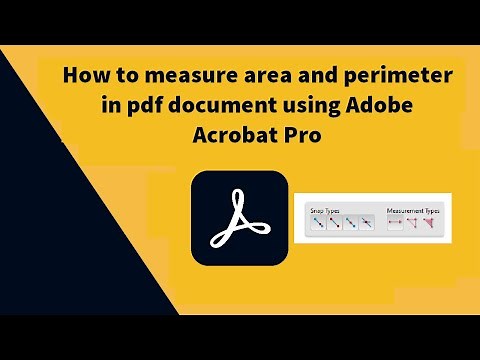 How to measure area and perimeter in pdf document
