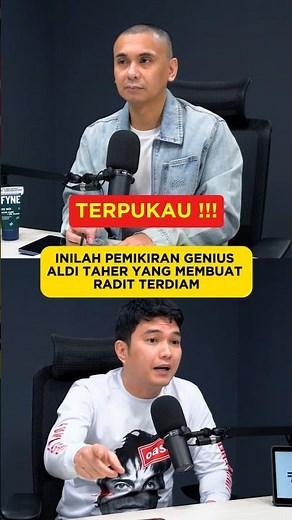 INILAH PEMIKIRAN GENIUS ALDI TAHER YANG MEMBUAT RADIT TERDIAM