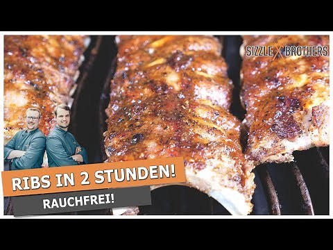 Spareribs from the grill – smoke-free ribs in 2 hours!