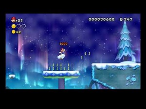 My First Custom NSMBU Level - When Penguins Fly