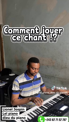 Comment jouer ce chant #piano #gospel #musiqie #violin