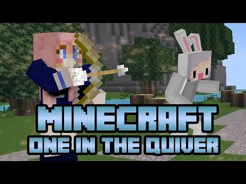 ONE IN THE QUIVER | Minecraft Mini Game | With Luciee and Adam