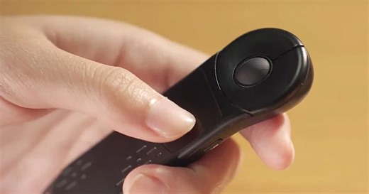 Super-functional remote packs a wireless mouse, trackpad and laser beam