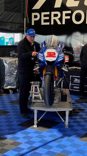 11K views · 187 reactions | Sound on  Jake Gagne’s Yamaha YZF-R1 getting prepped for practice. #superbike #motorcycle #racing #motorsports #yamaha | MotoAmerica | Facebook