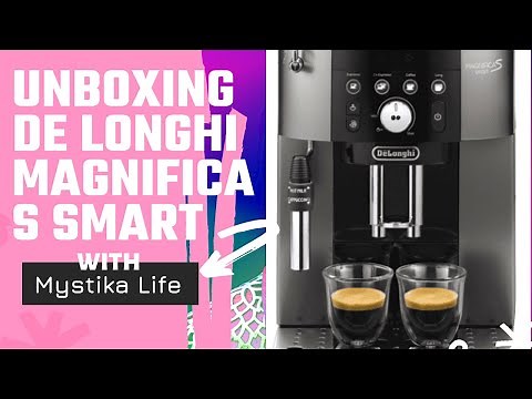 DeLonghi Magnifica S Smart (Unboxing)(How to use it for the first time)