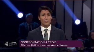 Liberal Leader Justin Trudeau, Green Party Leader Elizabeth May and PPC Leader Maxime Bernier engaged in a three-way debate over the government's relationship with Canada's Indigenous communities. More here: ctv.news/kKemI5G | CTV News