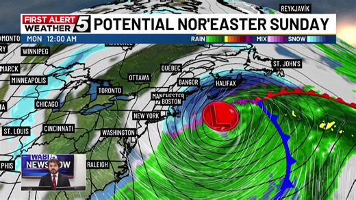 Still looking colder and quiet over the next several days. Weekend Nor'easter could still be on the cards. Meteorologist Patrick Osborn has the latest details. | WABI TV5