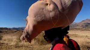 The Caledon River between Lesotho and SA, located in Fouriesburg, Free State, is an area ripe for illegal cross-border activities ranging from seeking food to smuggling stolen goods. The systems involved in crossing the border have grown over the years, and turned into businesses, as more and more people need to cross over. | Times LIVE