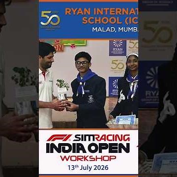 F1 SIM Racing India Open Workshop at Ryan International School (ICSE), Malad, Mumbai 13th July 2026