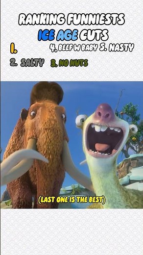 Ranking Funniest ice Age Moments 😂