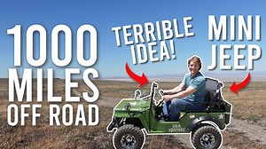 Mini Jeep Adventures: This British Dude Is Driving A Mini Jeep 1,000 Miles Off-Road To Moab - BangShift.com