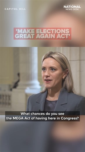 Passing a comprehensive voter reform bill? National correspondent Kayla Gaskins talks one-on-one with Rep. Bryan Steil about his "Make Elections Great Again" Act. https://bit.ly/4akXjCh | The National Desk - TND