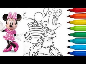 Color Minnie Mouse with Me! 🎀 Fun Coloring for Kids