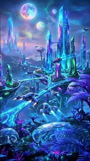 Futuristic Alien City