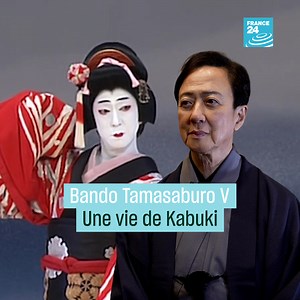 🇯🇵 👺💃🏻 À plus de 70 ans, il interprète encore des rôles de jeunes filles et a reçu le titre de "Trésor national vivant du Japon". Bando Tamasaburo V est une star du Kabuki, ce théâtre traditionnel, qui mêle danse et chant et où seuls les hommes montent sur scène. - Avec Culture Prime | FRANCE 24