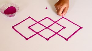 532K views · 1.8K shares | Easy And Simple Rangoli Designs For Diwali | Satisfying Video Of Rangoli #Rangoli #RangoliDesigns #Kolam #Muggulu #Satisfying #Relaxing #SatisfyingVideo #RelaxingVideo #Diwali #Deepavali | Awesome Rangoli | Facebook