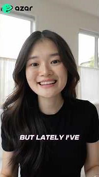 #AD Practicing English with tiny chats✨Search “azar” on YouTube💛 #azar #azarpartner