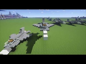 【Minecraft軍事部】コンシューマ対応！初心者向け戦闘機の作りかた
