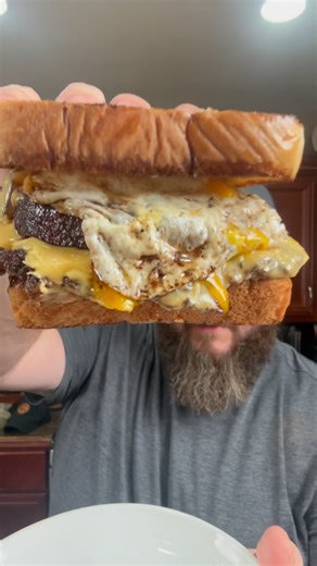 21K views · 2.6K reactions | COD Breakfast sandwich is a Wagyu smashburger with smoked/fried bologna, and American cheese, with an over easy egg on Texas Toast. #baconuppartner #recteq #breakfastsandwich #browseyacres #heathrilesbbq @baconupbacongrease @browseyacres @recteq_official @heathrilesbbq | Cookerofdeliciousness | Facebook