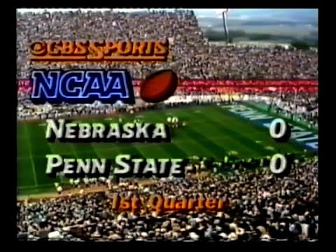 1982 Nebraska v Penn State Sept 25th