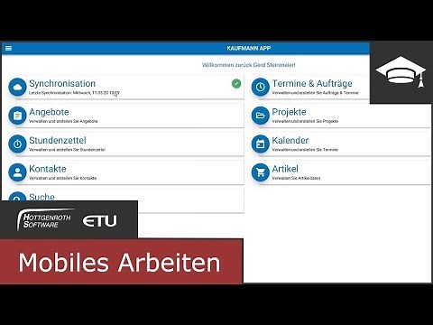 Mobiles Arbeiten - Kaufmann Software