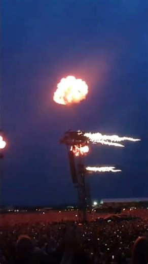 Rammstein flamethrowers and fireworks #liveconcert #live #rammstein #concert