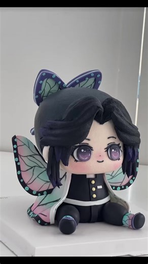 Shinobu Cake Decorating Inspired by Demon Slayer