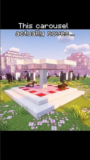 Build a Working Merry-Go-Round in Minecraft