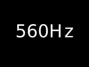 Speaker Sound Test 560Hz