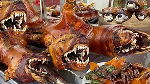 225K views · 2.3K reactions | The Most Popular Roast Dog Meat in Vietnam Street Food | Amazing Food Taste | Facebook