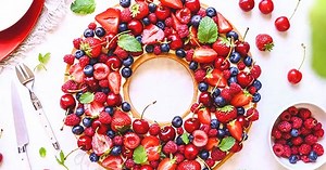 Tarte aux fruits rouges