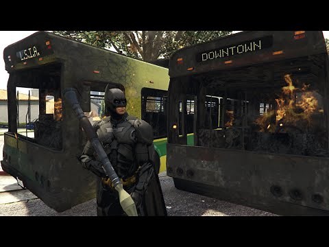 GTA 5 Batman RPG Rocket Launcher Explosion