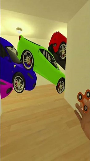 I Found Amogus AND Henry Stickman Hiding Behind Rainbow Cars in The Hotel #gmod #garrysmod #nextbots