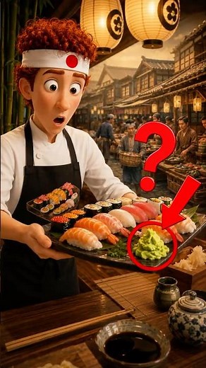 Was Wasabi Really Invented for Sushi? The Truth May Surprise You 🍣🤯 #Wasabi #Sushi #FoodHistory