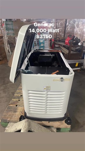 Generac $3150 14,000 Watt - Dual Fuel Air-Cooled Whole House Home Standby Generator, Smart Home Monitoring & 200-AMP Directions: 2817 Berry Rd Houston, TX 77093 832 301 3980 Monday to Saturday 10:00 to 6:00 Sunday Closed | Discount Liquidators