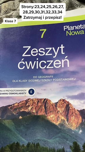 Geografia Klasa 7 - Ćwiczenia i Praca z Mapą