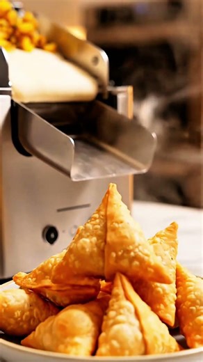 This Machine Makes samose Automatically😱@futuregadgetsofficial