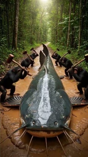 Something is WRONG with this catfish's swollen belly... 🤢