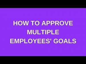 How to approve Goals on Bayzat?