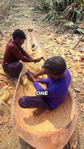 This Is The Process Of Creating Canoe 🤯🤯
