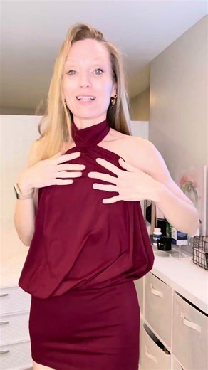 Soly Hux Mini Halter Dress OPEN BACK Party Style