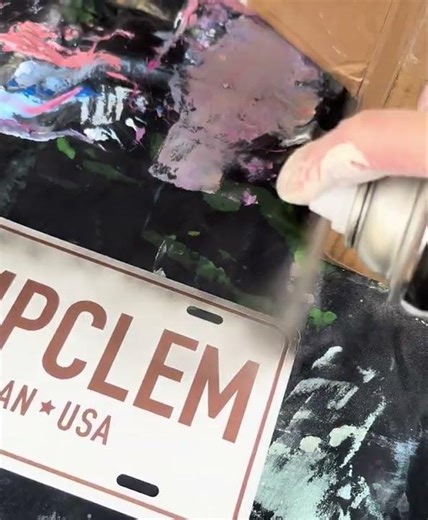 CampClem: making a DIY Custom license plate 1/2