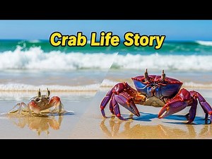 The life story of a crab | Life cycle story.