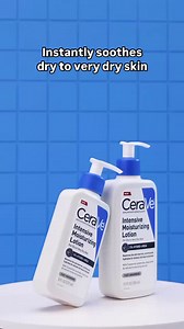 POV: You found your new lotion 💙 Intensive Moisturizing Lotion is fast-acting body lotion that deeply hydrates the skin without leaving behind any greasy or sticky residue. Learn more: cerave.com | CeraVe Skincare